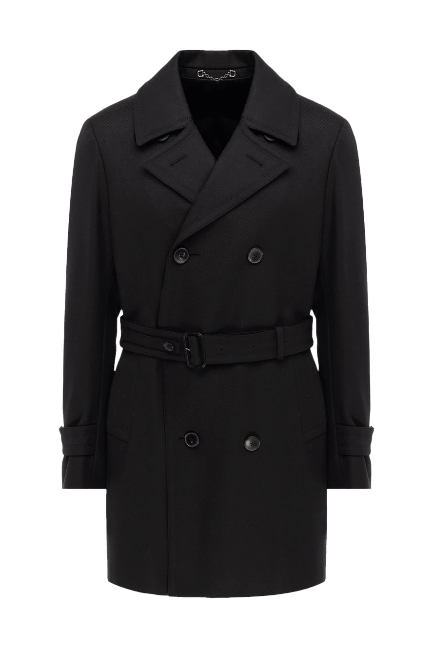 Gucci Black wool coat for men