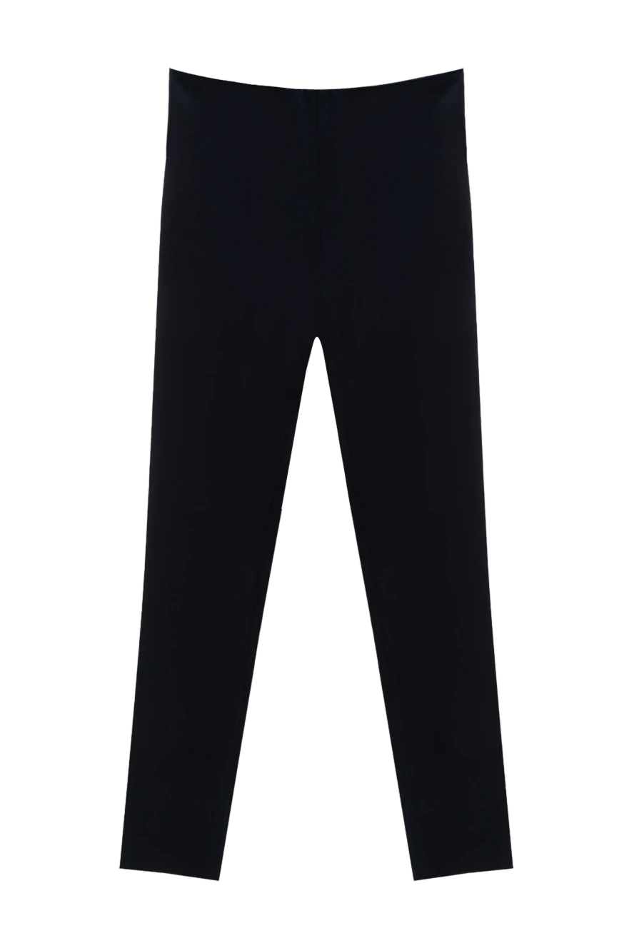 Malo Women's slim-fit pants black - cotton elastane. Country of manufacture: Italy. Care: specialized cleaning - photo 1