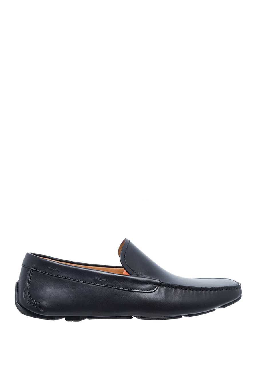 Magnanni Men's black leather moccasins - 100% leather. Interior: Leather. Insole: Leather. Outsole: Other materials. Country of manufacture: Italy. Care: specialized cleaning - photo 1