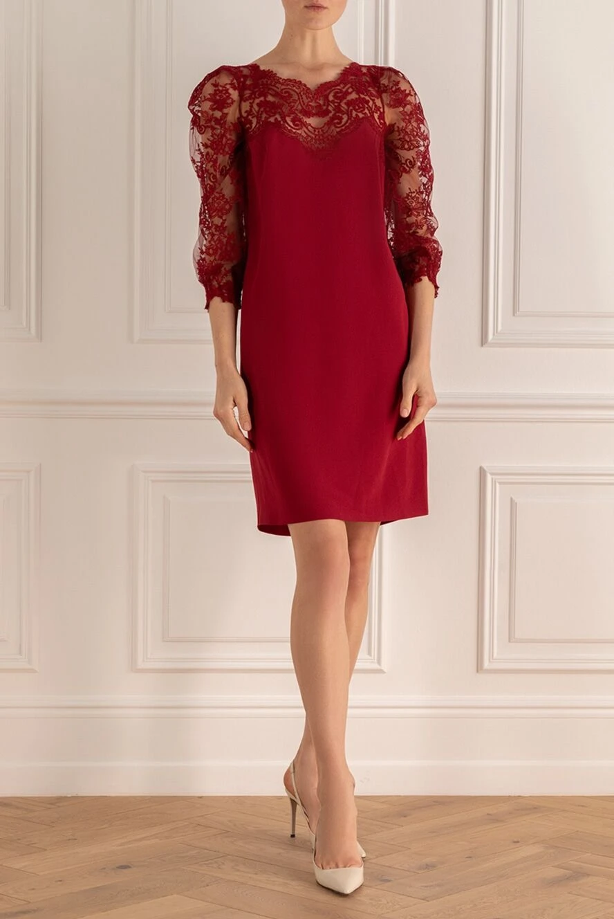 ermanno scervino red dress Hailey Bieber wore Red Ermanno Scervino @Dress New York City August 28, 2023