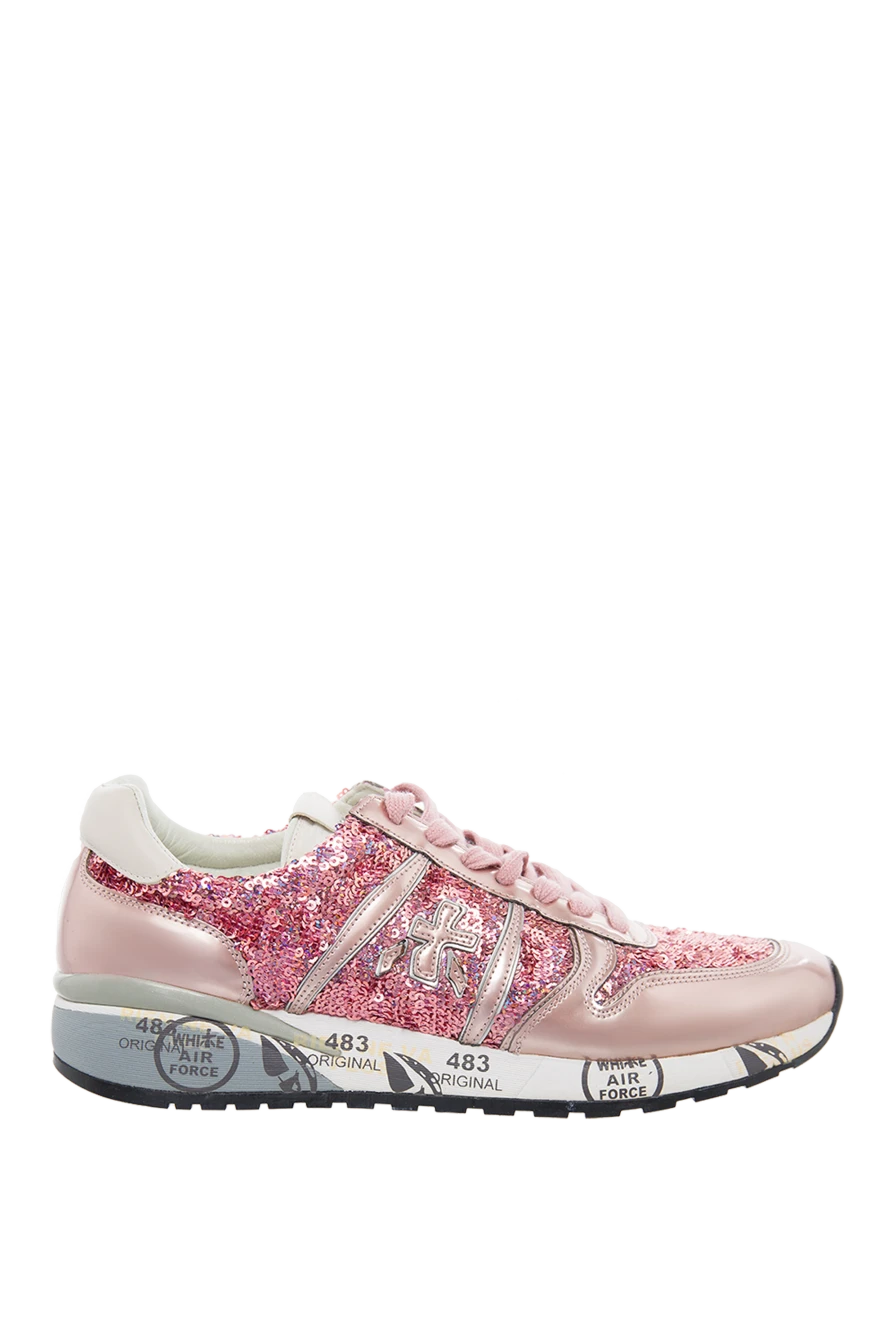 Premiata pink vinyl sneakers for women 134756 — Women