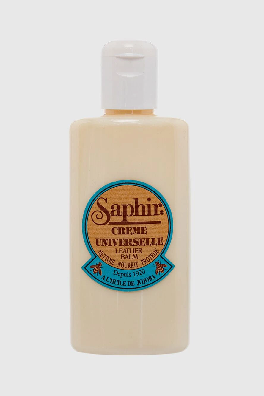 Saphir Бальзам для обуви универсальный, очищающий бесцветный, очищающий. - Объем: 150 мл. масло норки, пчелиный воск. Страна производитель: Италия. Уход: специализированная чистка - фото 1