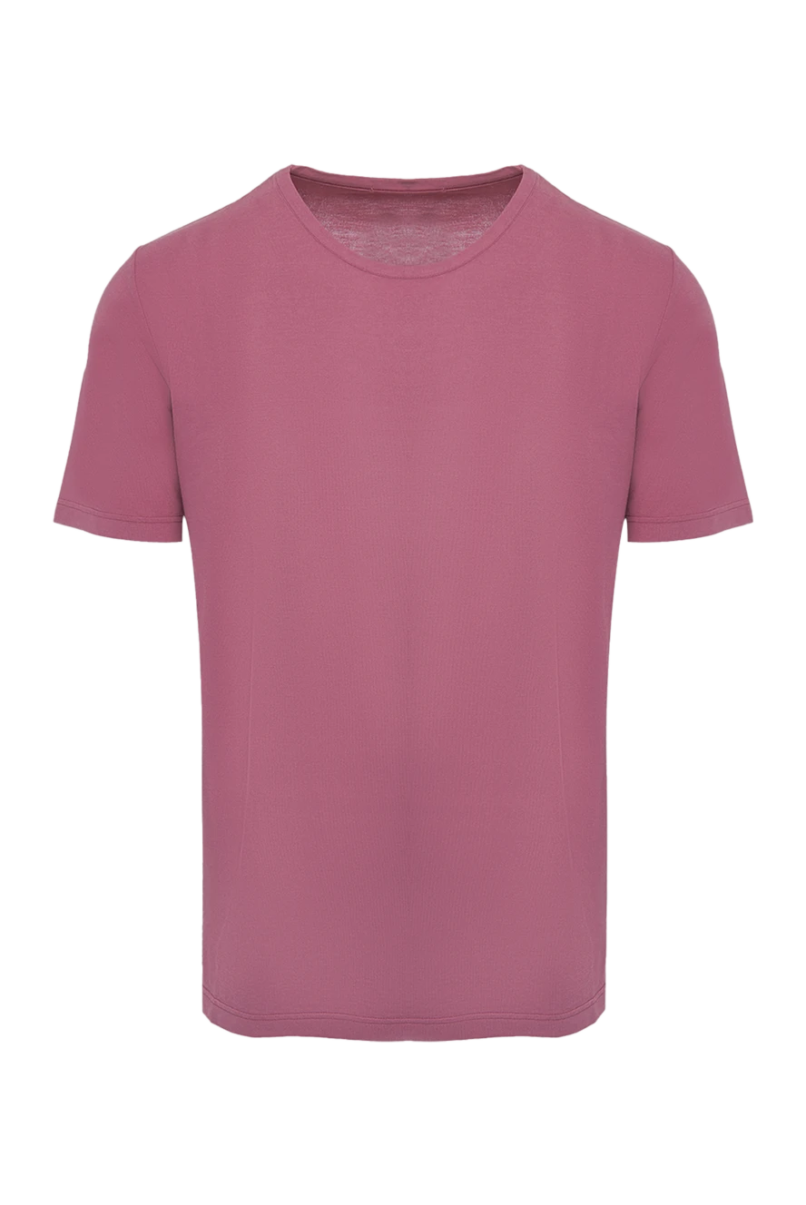 Gran Sasso Cotton T-shirt pink for men - 100% cotton. Country of manufacture: Italy. Care: specialized cleaning - photo 1