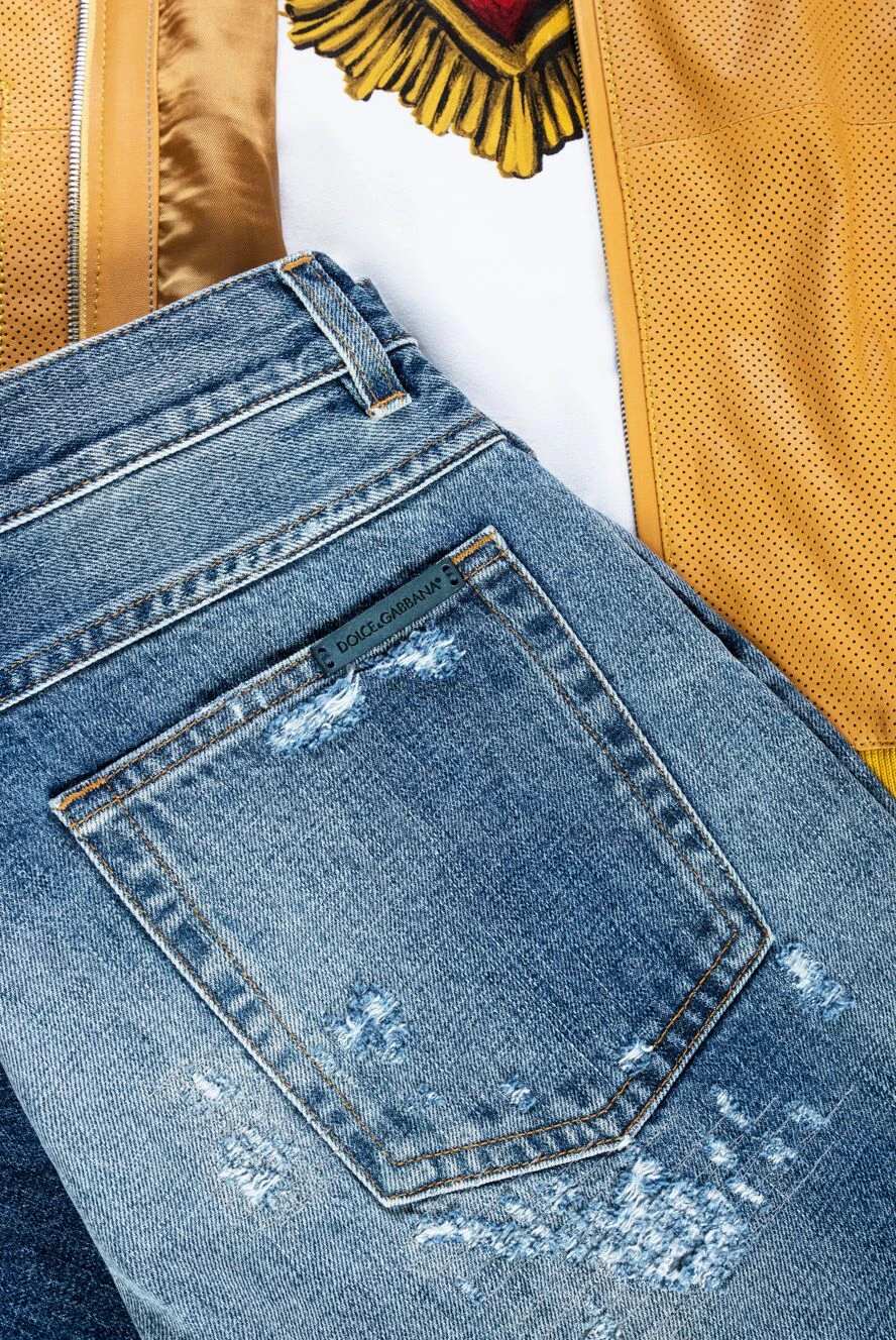 Dolce & Gabbana blue cotton jeans for men 137241 — Men jeans