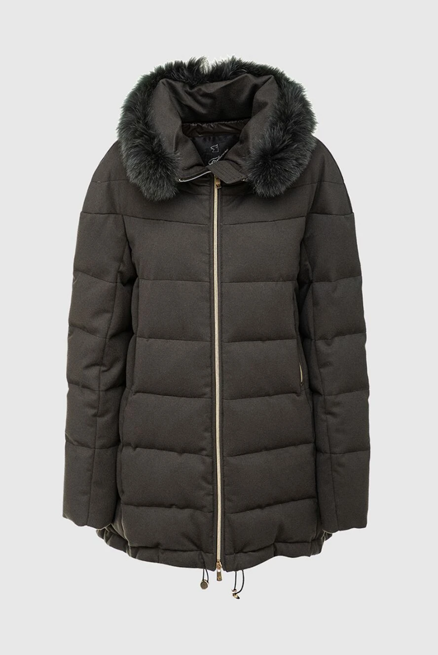 Wool store down jacket