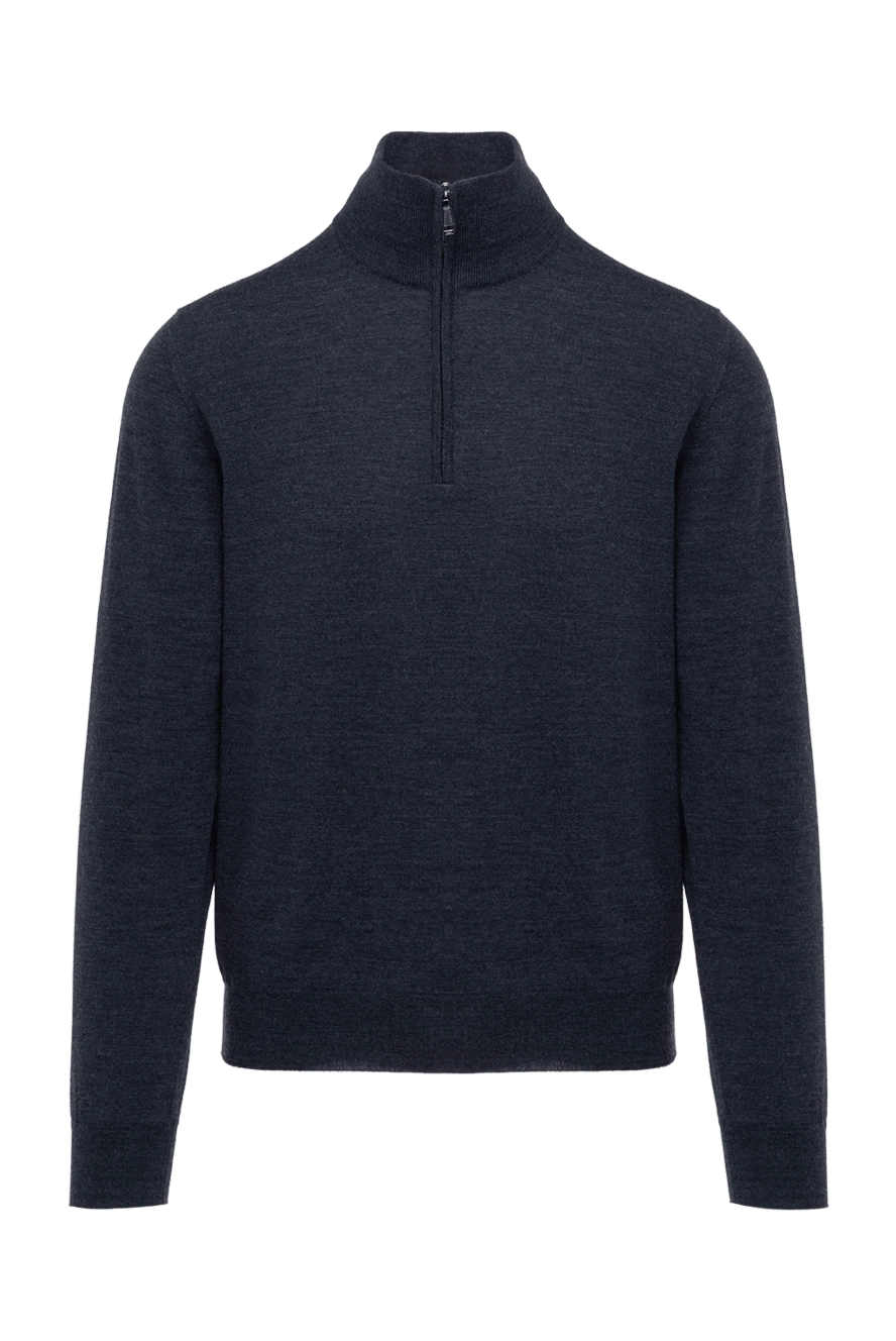 Brioni Wool troyer blue for men - 100% wool. Closure: Zipper. Country of manufacture: Italy. Care: specialized cleaning - photo 1