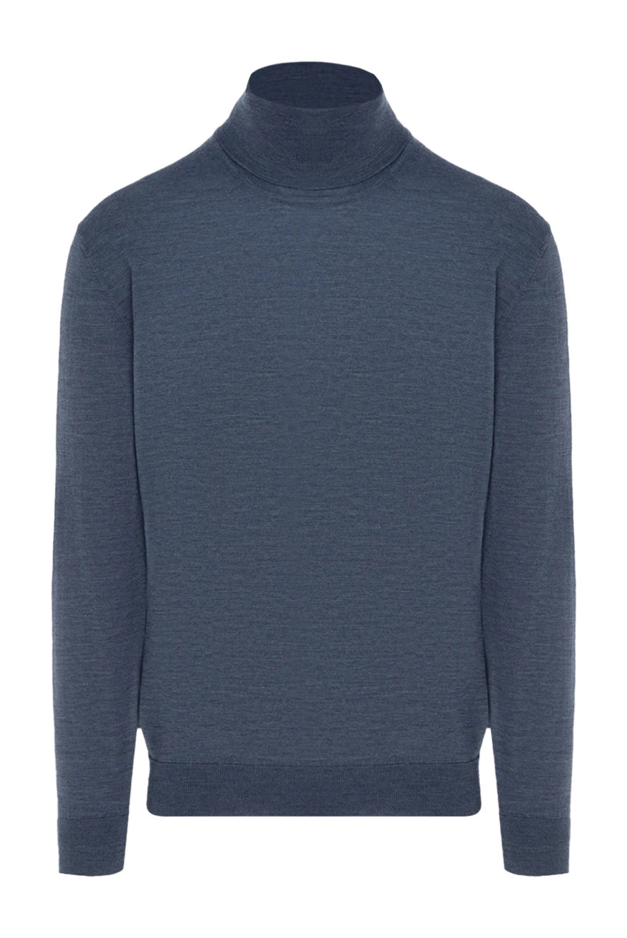 Cesare di Napoli Gray men's wool golf - High neck. 100% wool. Country of manufacture: Italy. Care: specialized cleaning - photo 1