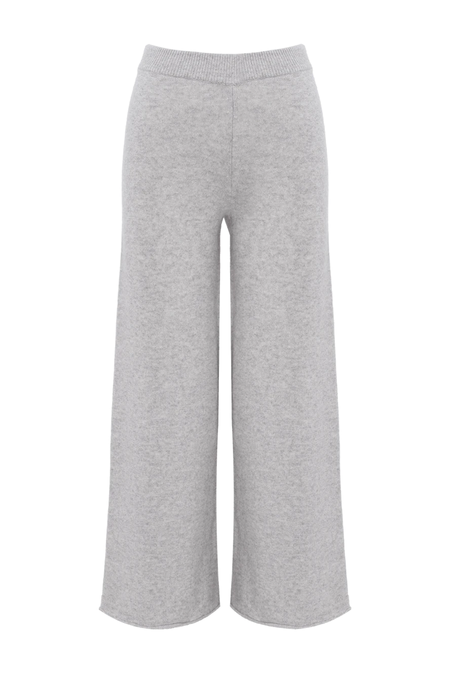 NotShy Women's cashmere pants gray - 100% cashmere. elastic belt. Country of manufacture: Italy. Care: specialized cleaning - photo 1