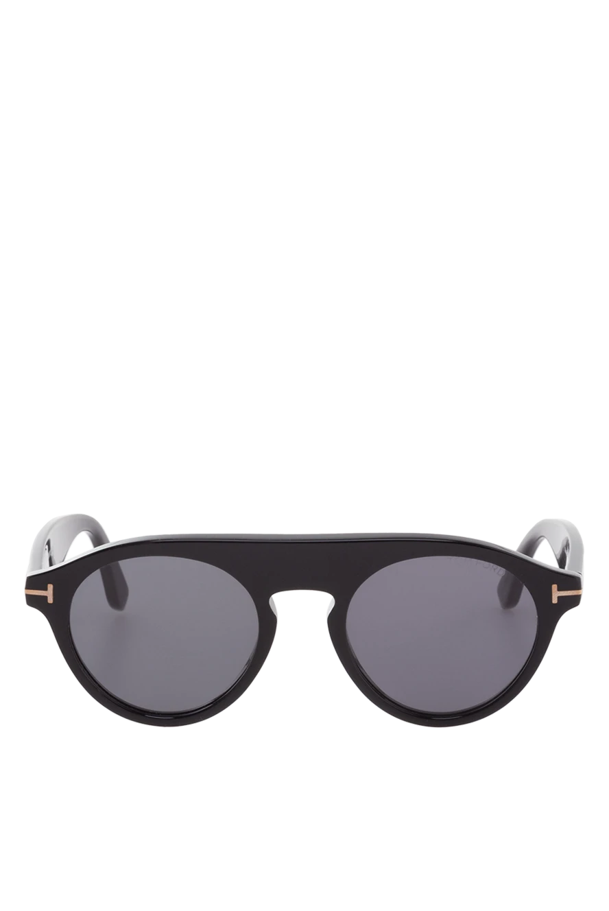 Tom Ford Black men's metal and plastic sunglasses for sun protection - fantasy shape of the Frame. UV protection. plastic, metal. Country of manufacture: Italy. Care: specialized cleaning - photo 1