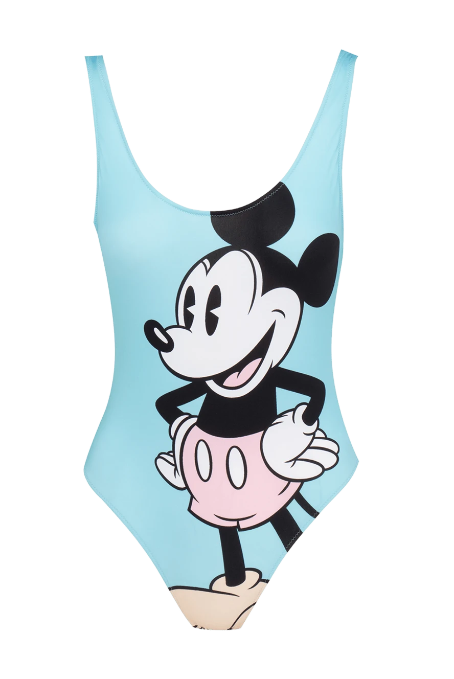 MC2 Saint Barth Swimsuit made of polyamide and elastane blue for women - Mickey Mouse print. 90% polyamide, 10% elastane. Country of manufacture: Italy. Care: specialized cleaning - photo 1