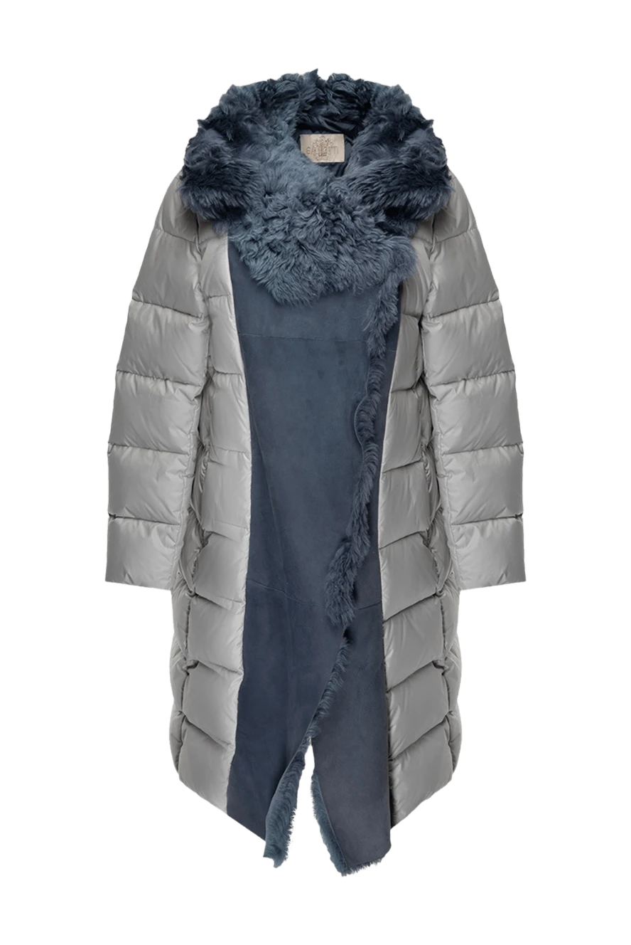 Ladies grey down coat best sale