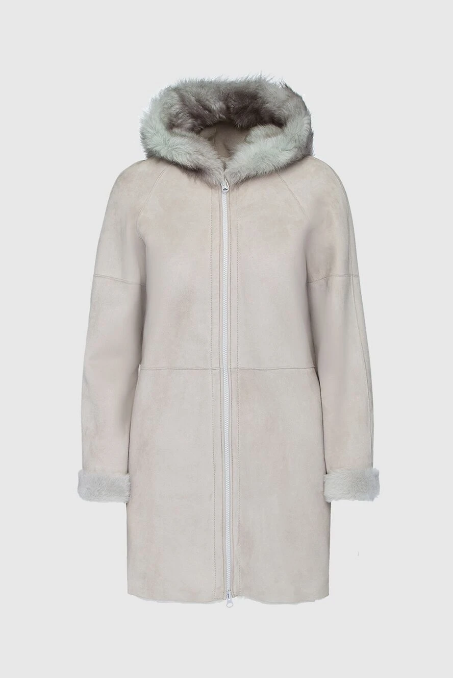 Beige hotsell sheepskin coat