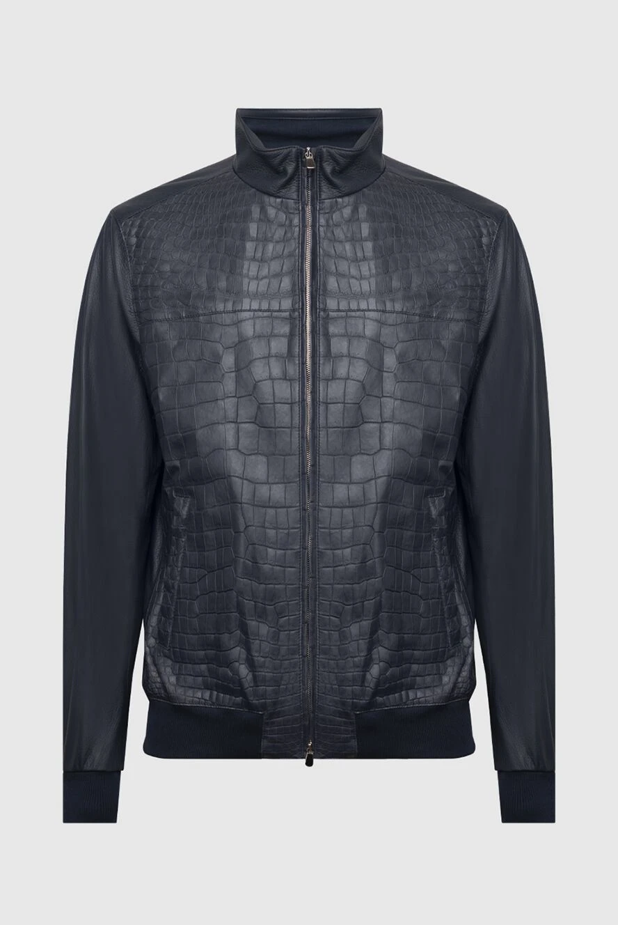 Crocodile leather outlet jacket