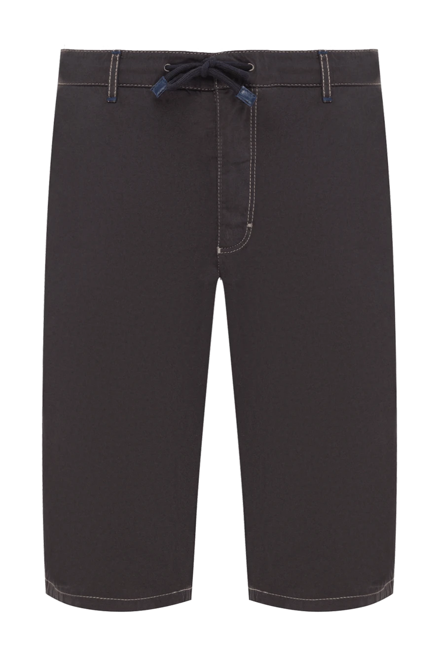 Zilli Шорты мужские бежевые хлопковые со шнурком на талии - 96% хлопок, 4% эластан. молния, пуговица, кулиска. три боковых кармана, два кармана сзади. Страна производитель: Франция. Уход: специализированная чистка - фото 1