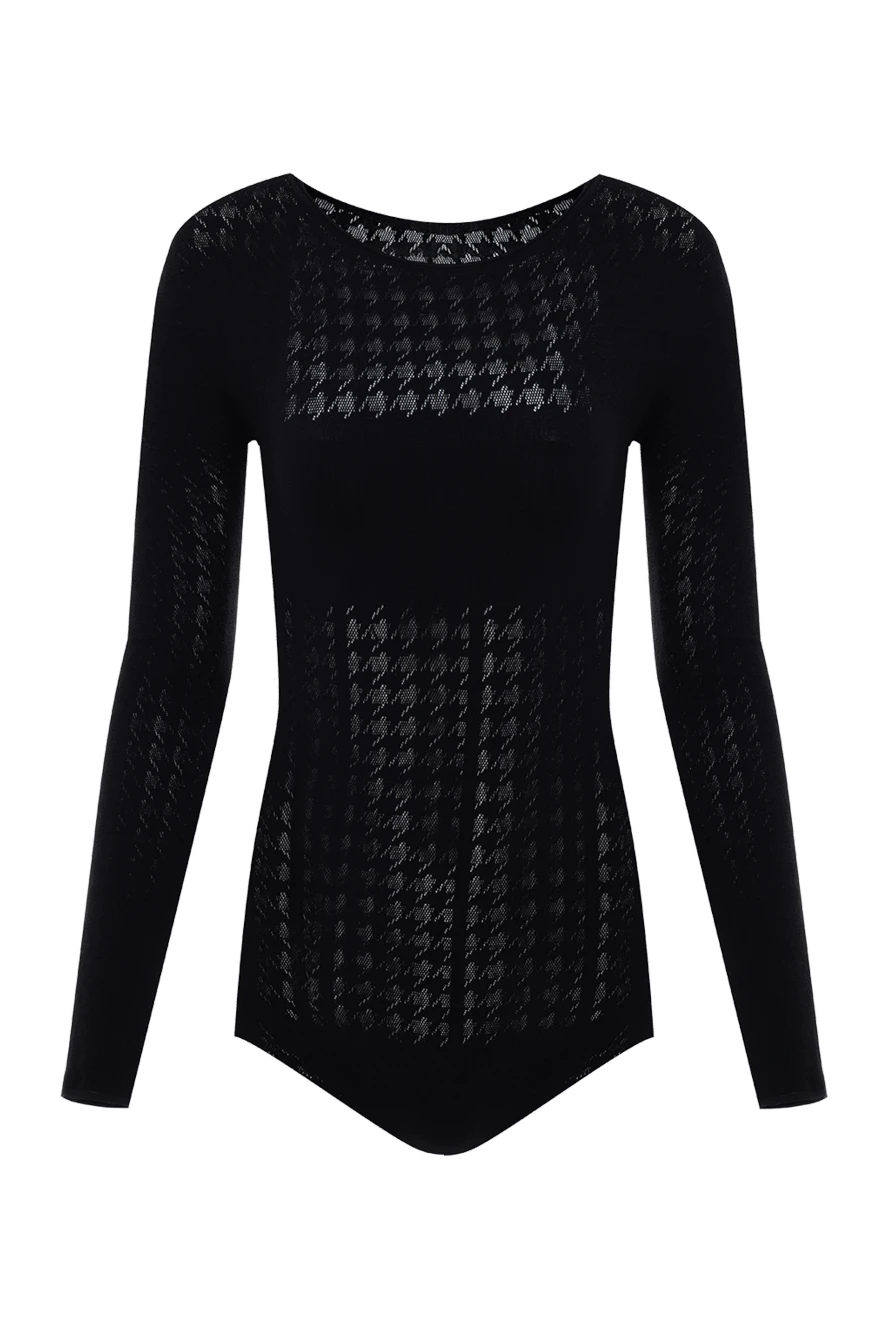 Wolford black bodysuit made of polyamide and elastane for women