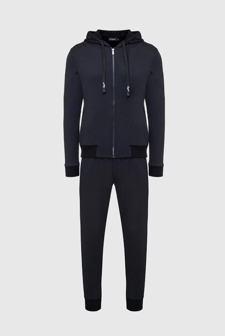 Ermenegildo Zegna men s sports suit made of cotton and polyamide black 156219 Men tracksuits Domino Online Store Ukraine