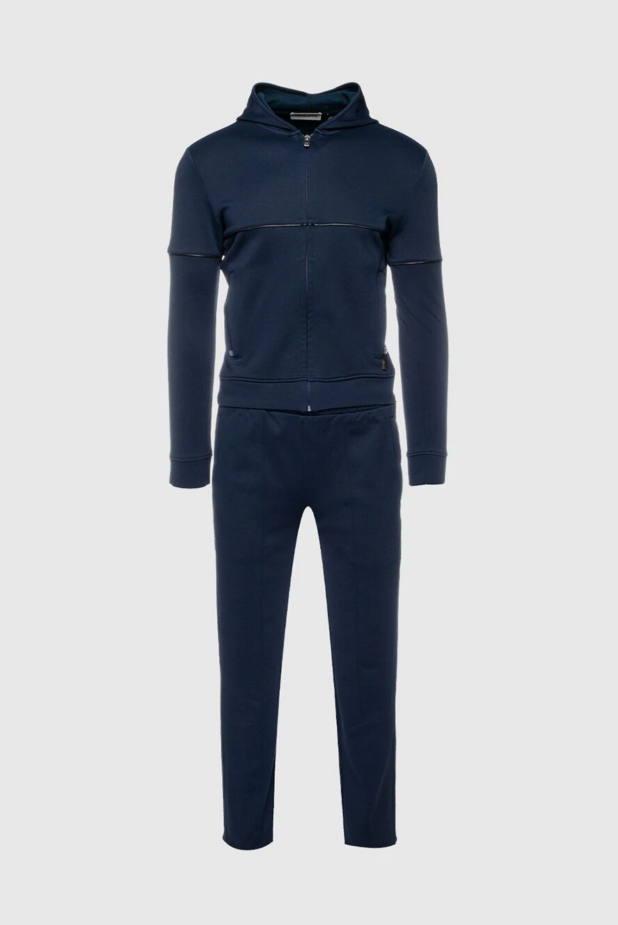 Corneliani sports suit for men made of cotton and polyamide blue 156290 Men tracksuits Domino Online Store Ukraine