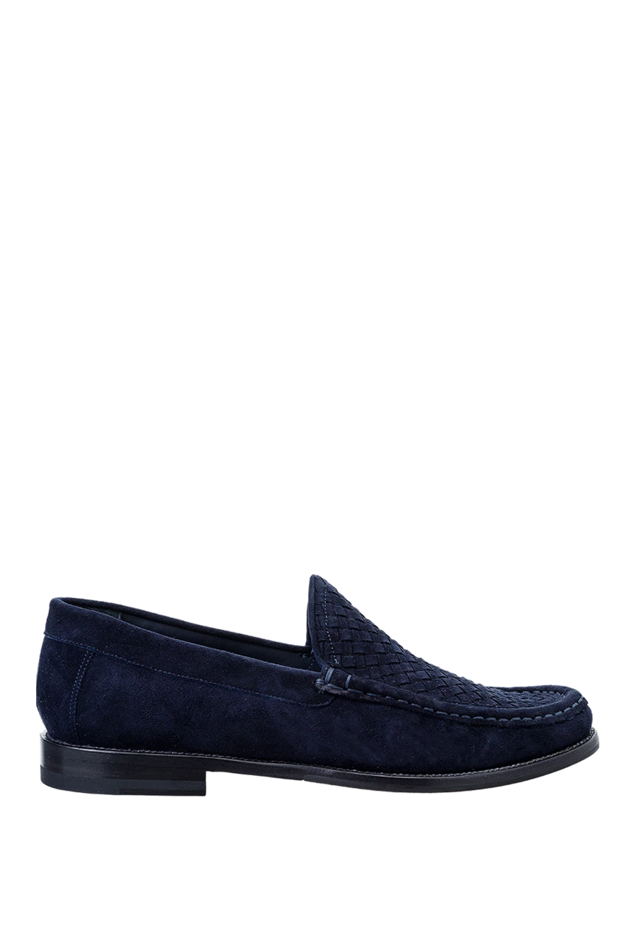 Pellettieri di Parma Nubuck desert boots for men blue - 100% nubuck. Platform height: 2 cm. Outsole: other materials. Country of manufacture: Italy. Care: specialized cleaning - photo 1