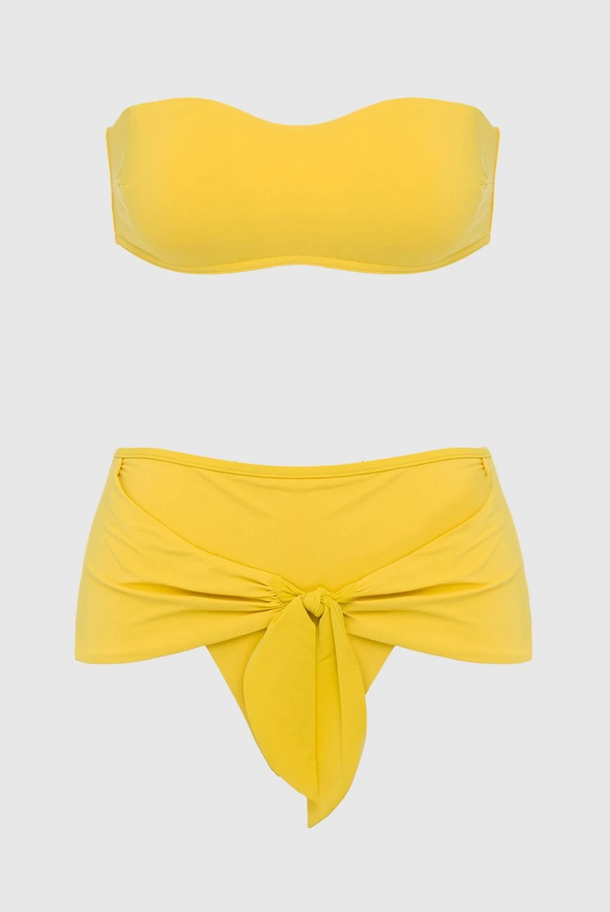 Zimmermann Swimsuit made of polyamide and elastane yellow for women - 80% polyamide, 20% elastane. Closure: ties. Country of manufacture: Italy. Care: specialized cleaning - photo 1