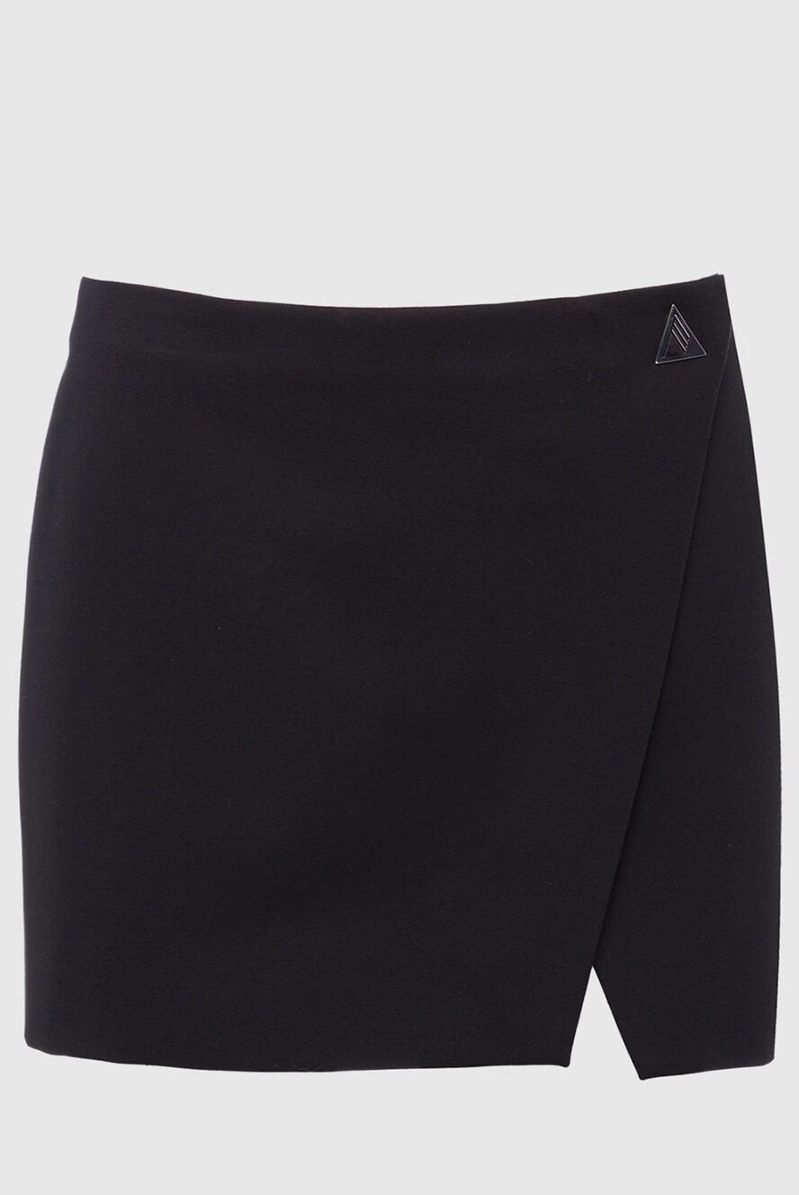 The Attico Women black mini skirt with slit - 70% viscose, 25% nylon, 5% elastane. button. Country of manufacture: Italy. Care: specialized cleaning - photo 1