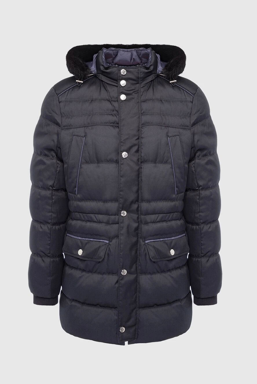 Stefano Ricci down jacket for men made of cashmere, silk and mink