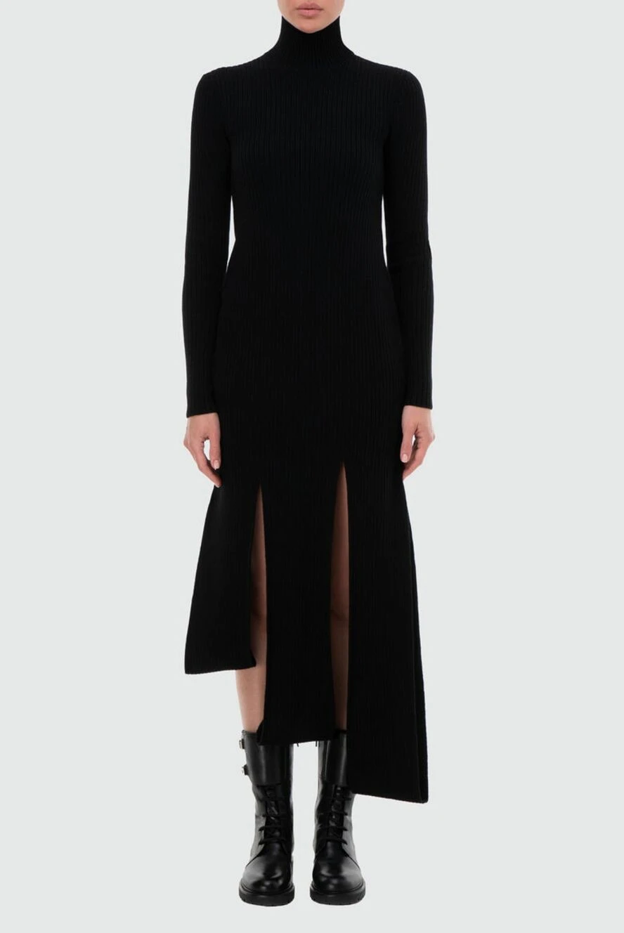 ワンピース Bottega Veneta Black Wool Dress Bottega Veneta Women Black Wool Dress | ModeSens