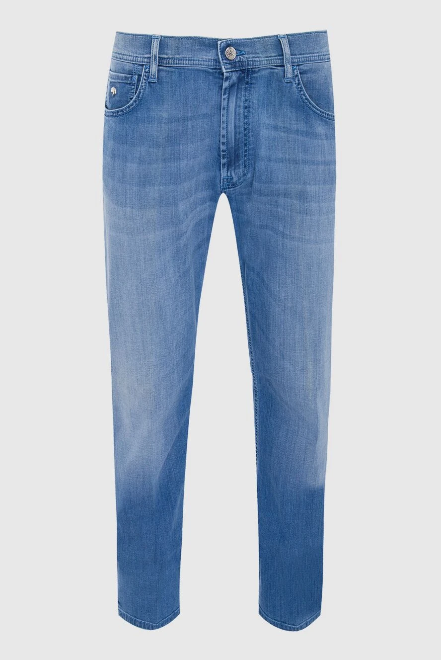 Stefano Ricci Джинсы повседневные из денима с высветлением - кожа крокодила. 95% хлопок, 5% эластан. пуговица, молния. три боковых кармана, два кармана сзади. Страна производитель: Италия. Уход: специализированная чистка - фото 1