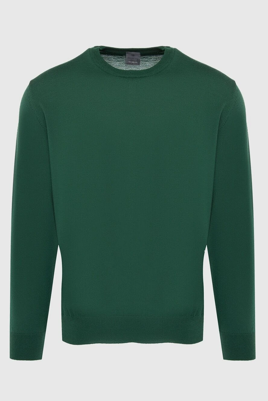 Dalmine Wool jumper green for men - 100% wool. Country of manufacture: Italy. Care: specialized cleaning - photo 1