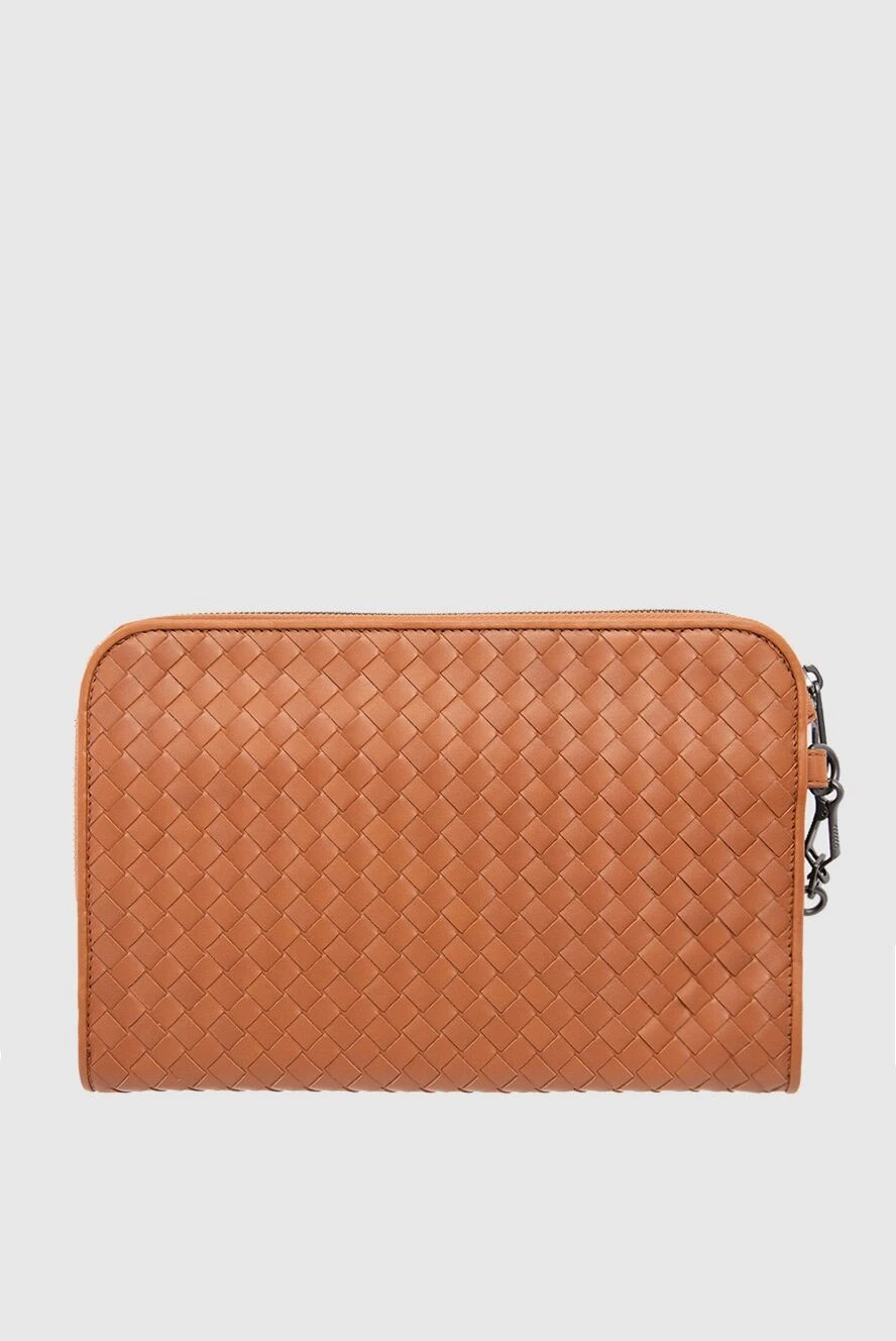 Bottega Veneta clutch bag human with natural skins brown 166528 Men wallets and clutches Domino Online Store Ukraine