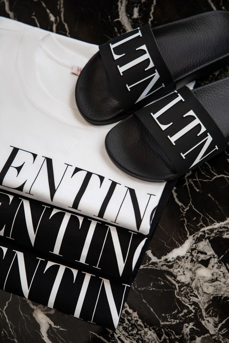 ヴァレンティノ Varentīno サイズ38 Valentino мужские резиновые шлёпанцы с белым принтом vltn 166947