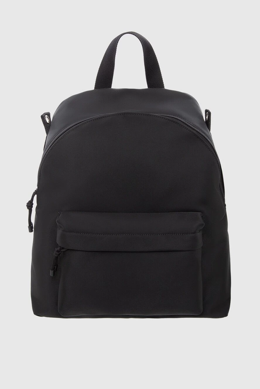 Valentino Black polyamide backpack for men - polyamide. front pocket. Closure: Zipper. Country of manufacture: Italy. Care: specialized cleaning - photo 1