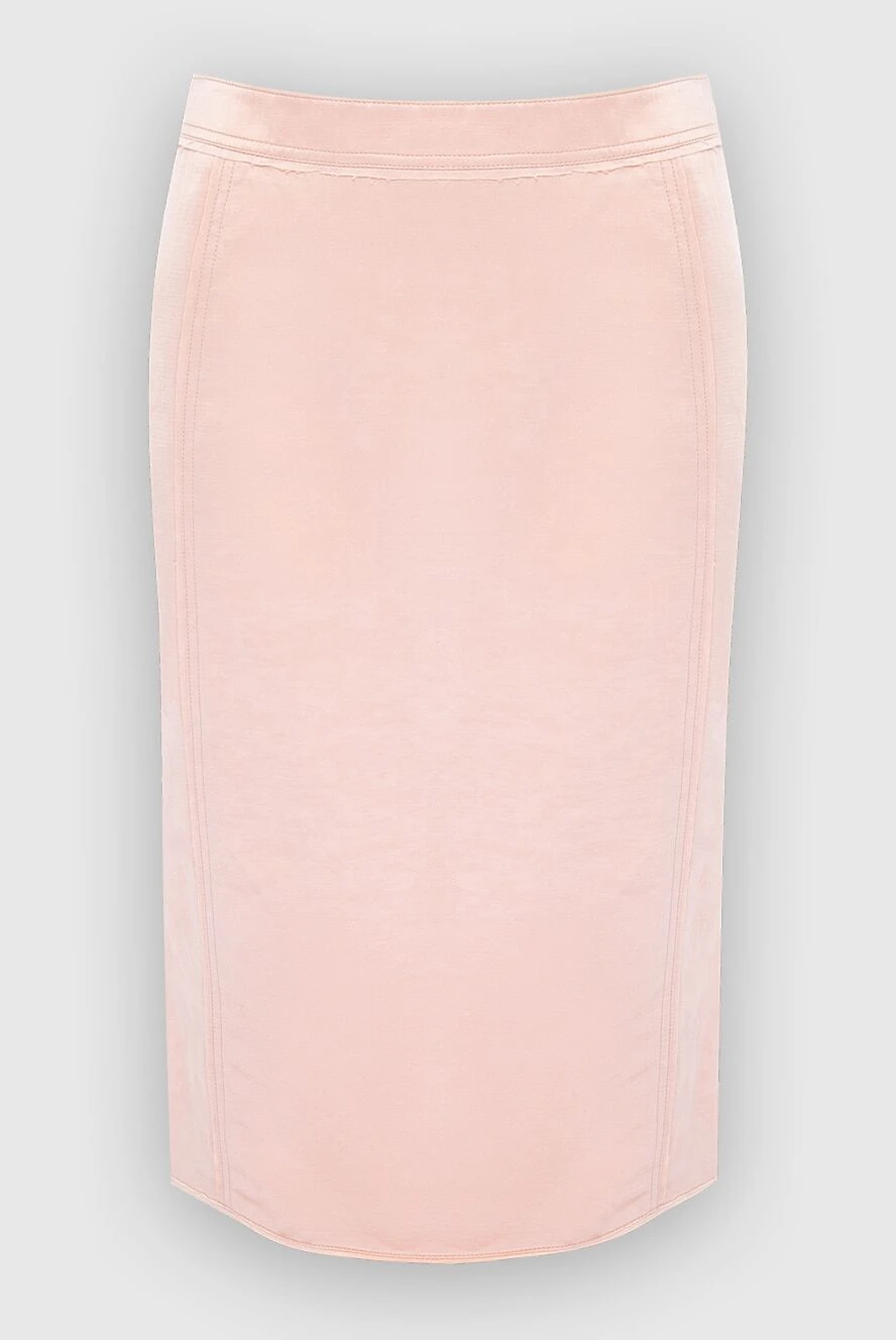 Tom Ford Pink viscose and linen skirt for women - 54% viscose, 46% linen. zipper. Country of manufacture: Italy. Care: specialized cleaning - photo 1