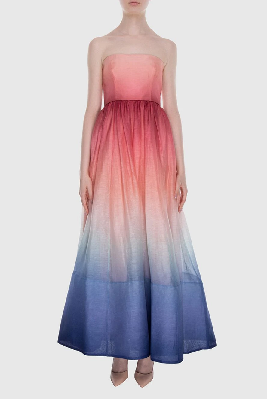 Zimmermann pink silk and linen dress for women 168065  Women evening dress  | Domino Online Store Ukraine
