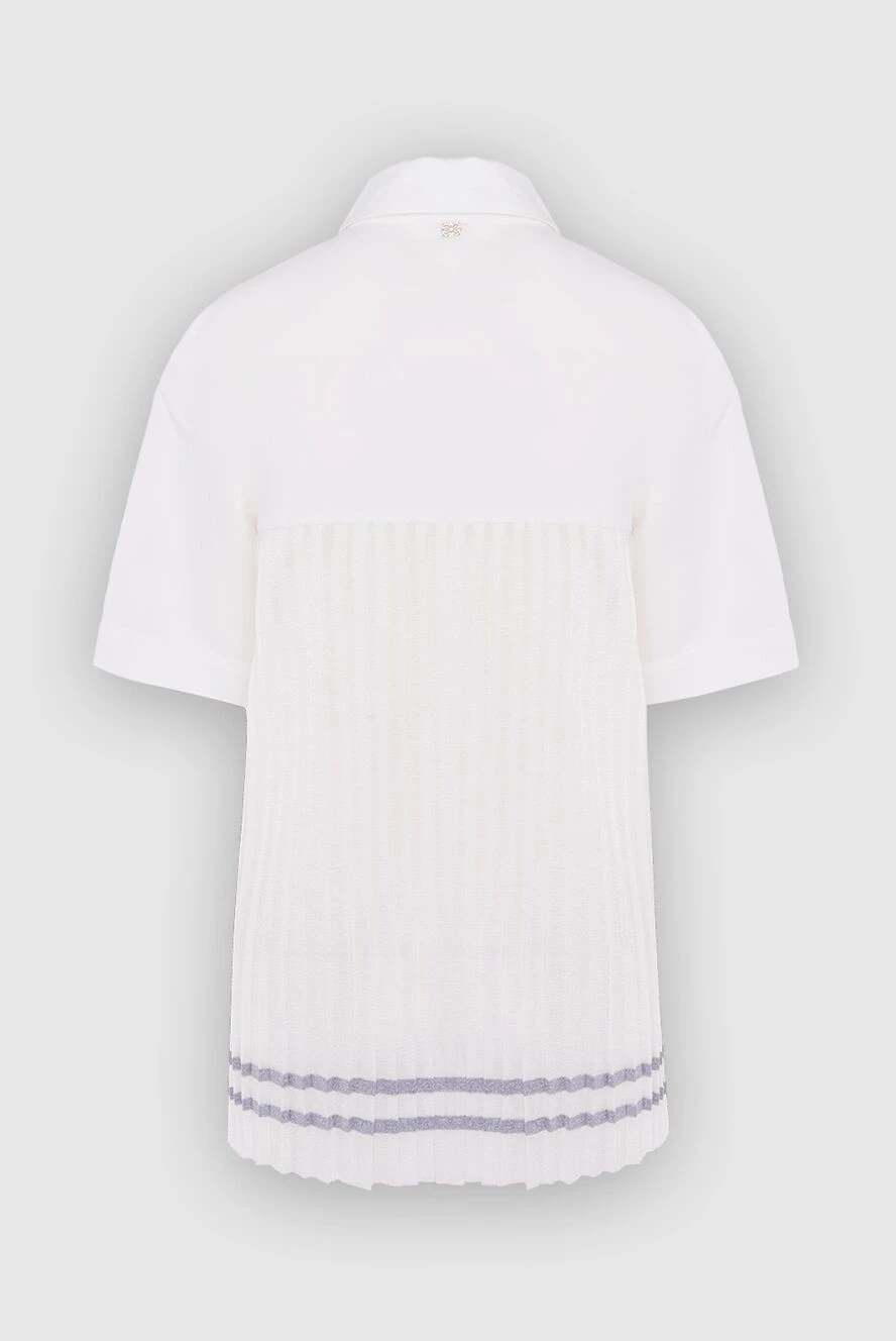売れ筋商品|||マルコポーロ デニム シャツ レディース トップス WOVEN BLOUSE - Button-down blouse - silky white マルコポーロ デニム シャツ レディース トップス WOVEN BLOUSE