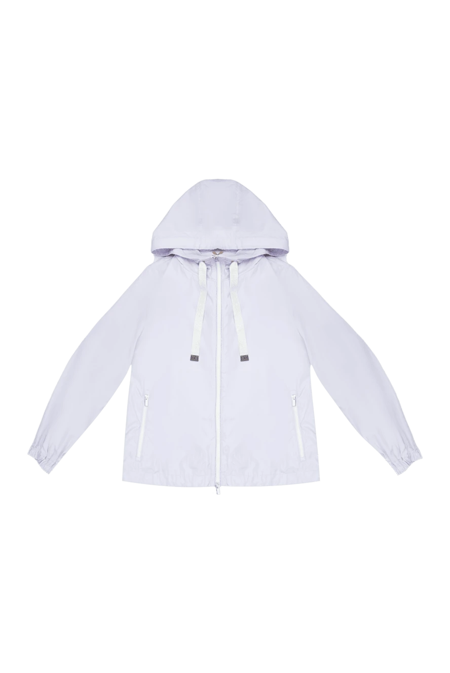 Peserico Women's windbreaker made of polyamide purple - hood. 100% polyamide. Closure: zipper. two side pockets. Country of manufacture: Italy. Care: specialized cleaning - photo 1