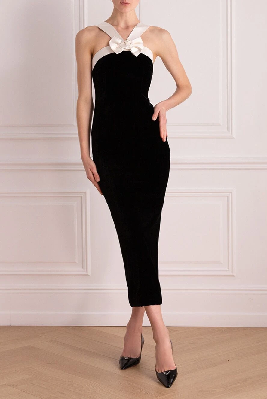 Alessandra Rich black dress for women 168945 — Women evening