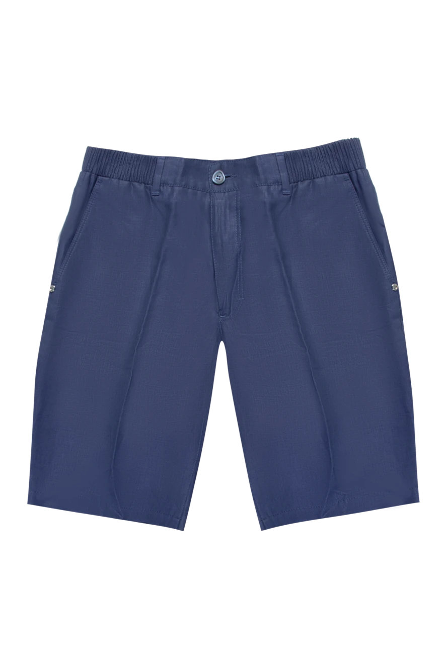 Stefano Ricci Летние шорты из дышащего льна в лаконичном дизайне - 100% лен. молния, пуговица. два боковых кармана, два кармана сзади. Страна производитель: Италия. Уход: специализированная чистка - фото 1