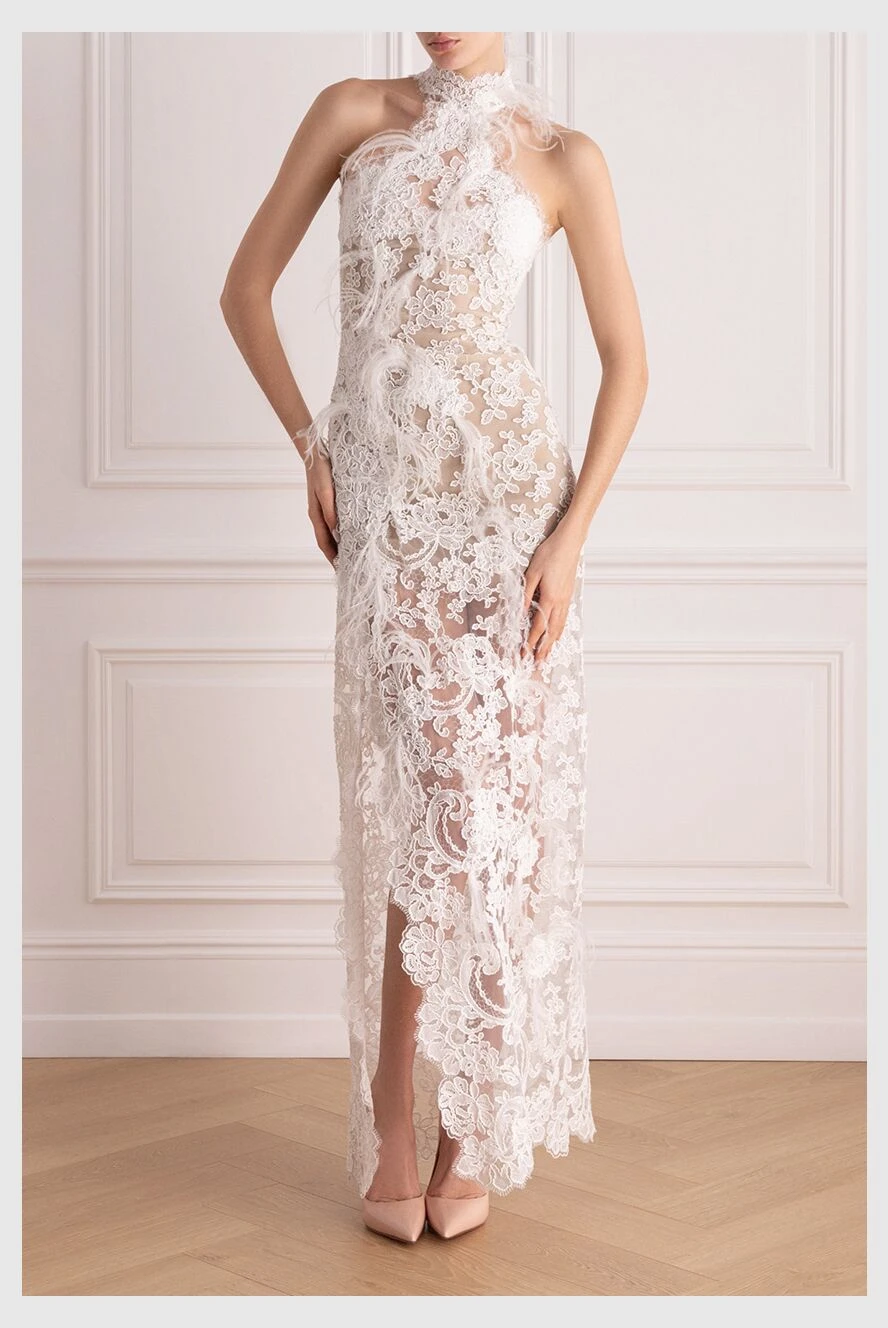 ワンピース ERMANNO SCERVINO Women Dresses D442Q729 DHW 14800 BLANC DE B Couture Dresses and Designer Mini Dresses | Ermanno Scervino
