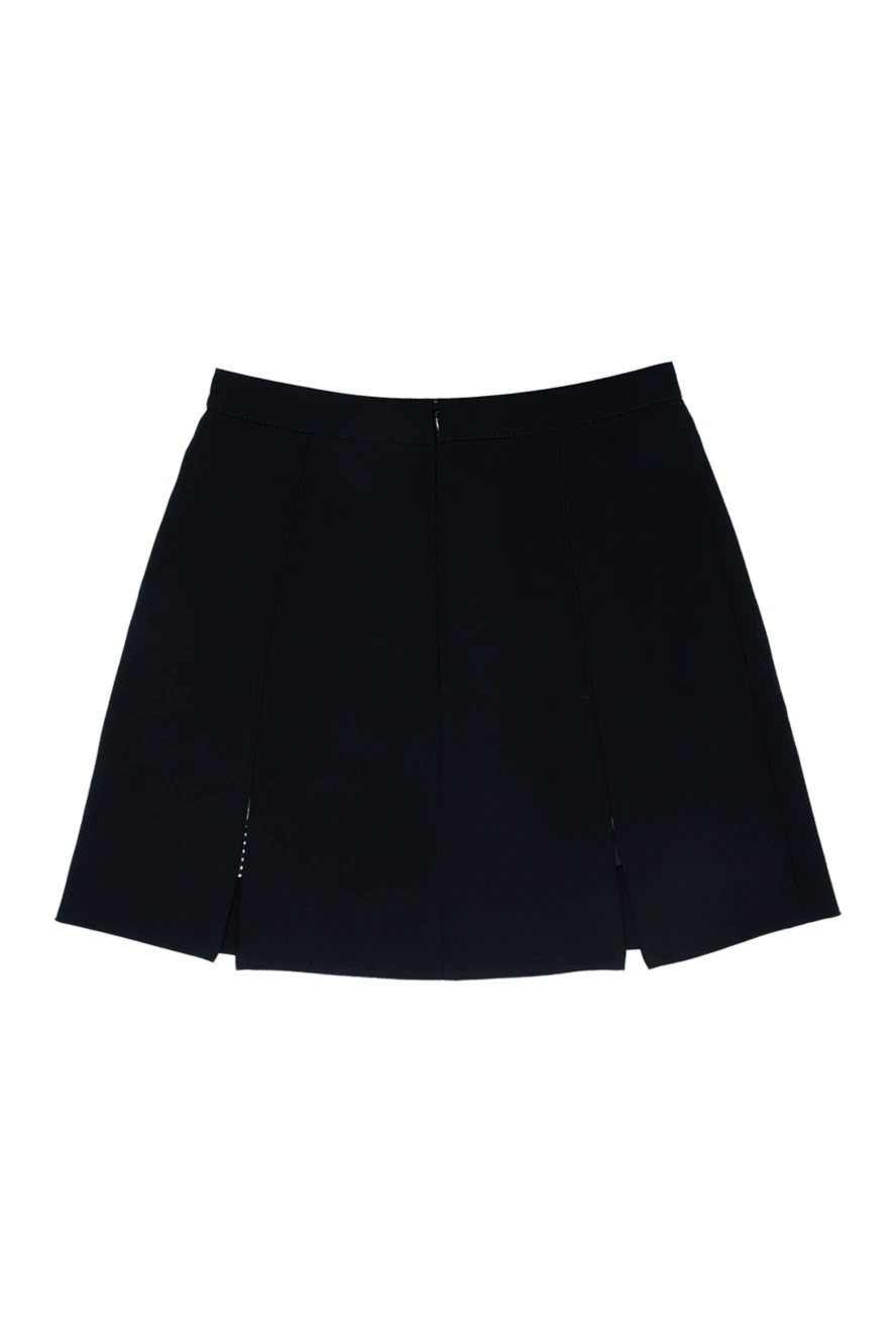 Ermanno Scervino Black acetate and viscose skirt for women - cuts. 51% acetate, 49% viscose. Country of manufacture: Italy. Care: specialized cleaning - photo 1