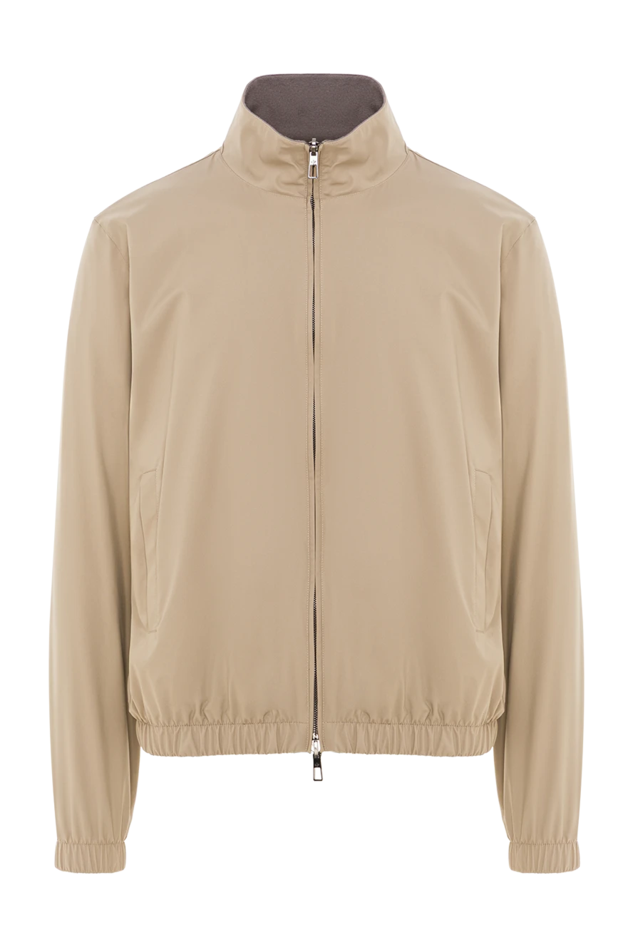 Loro Piana Куртка з кашеміру і поліаміду бежева чоловіча - 100% кашемір, поліамід. двостороння. Блискавка. Дві бічні кишені. Країна виробник: Італія. Догляд: спеціалізоване чищення - фото 1