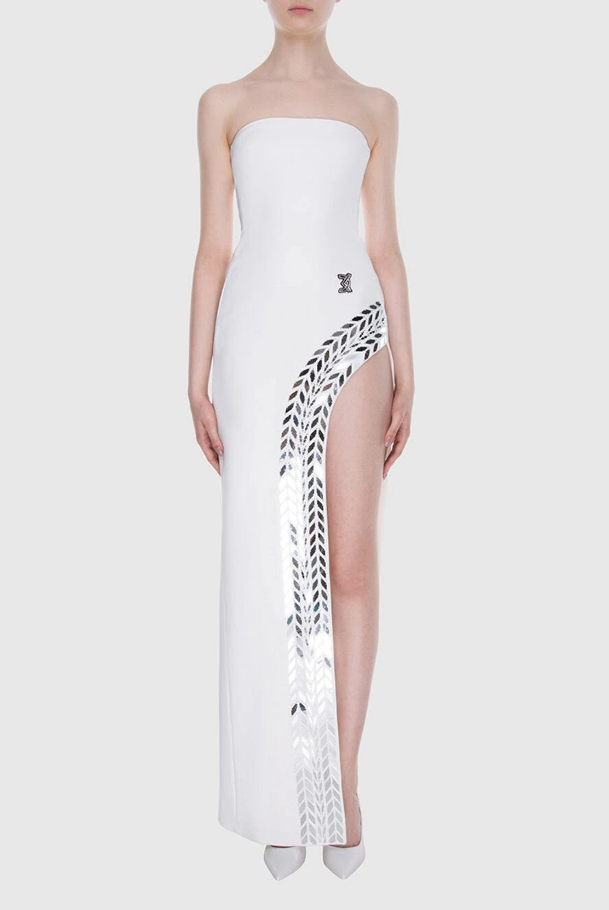 David Koma white polyamide dress for women 170187 — Women