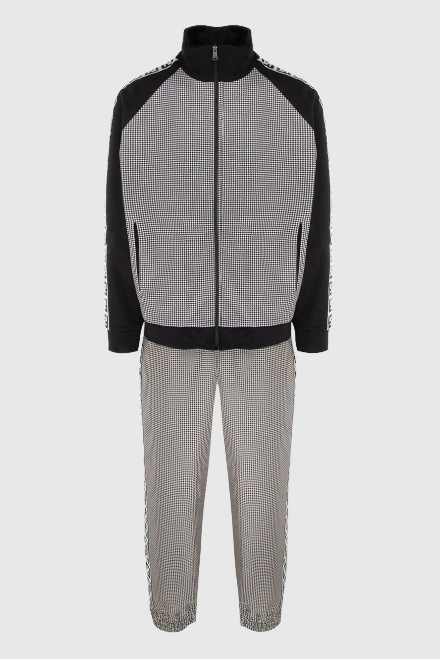 Fendi men s sports suit made of cotton and polyester gray 170194 Men tracksuits Domino Online Store Ukraine