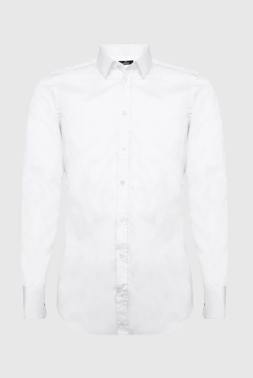 Alessandro Gherardi White cotton shirt for men - 100% cotton. Closure: buttons. Country of manufacture: Italy. Care: specialized cleaning - photo 1