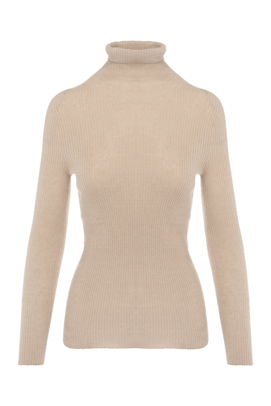 Fabiana Filippi Golf beige for women - 75% wool, 15% silk, 10% cashmere. Country of manufacture: Italy. Care: specialized cleaning - photo 1