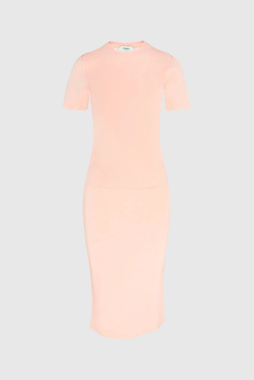 Fendi pink suit online