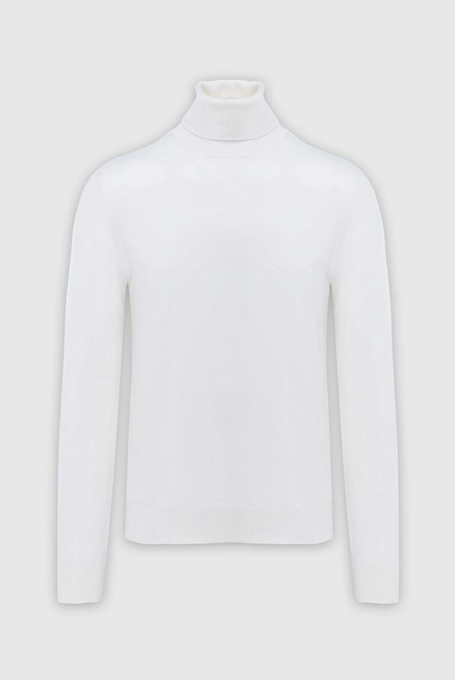 Gran Sasso Cashmere golf white for men - 100% cashmere. Country of manufacture: Italy. Care: specialized cleaning - photo 1