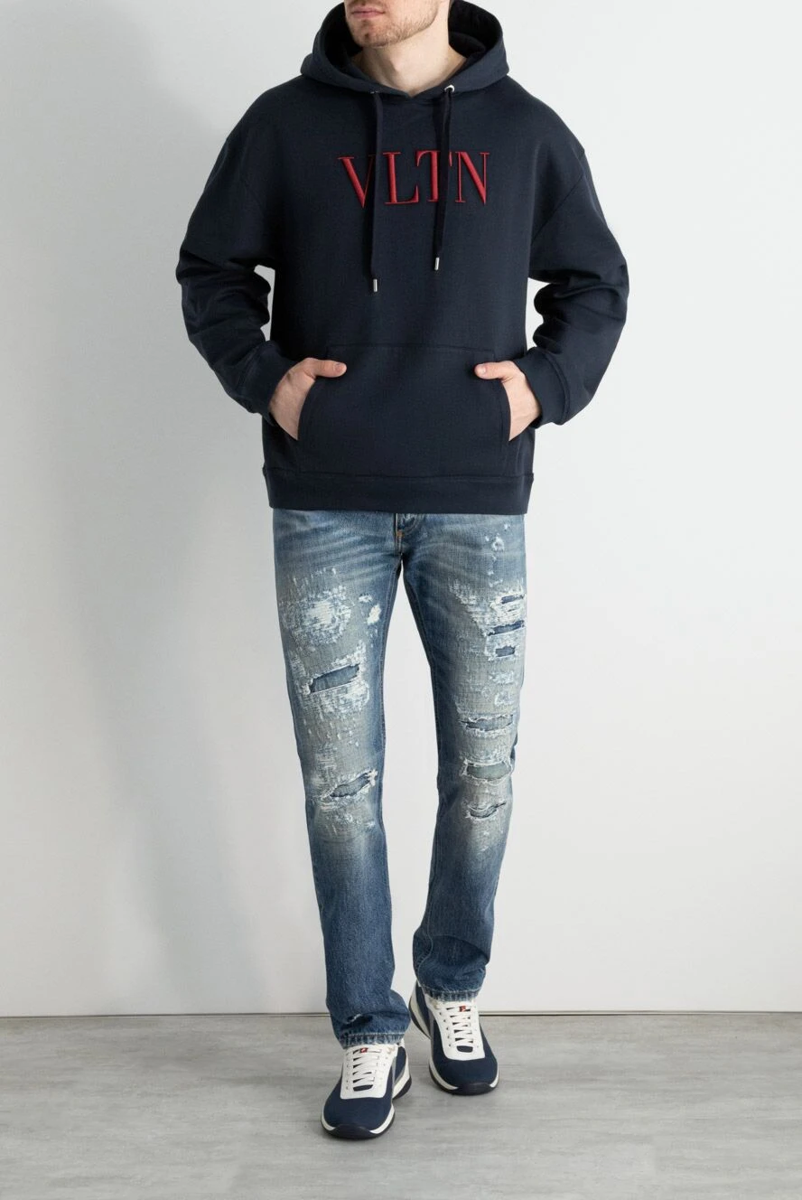 Valentino VLTN Logo Print Hoodie