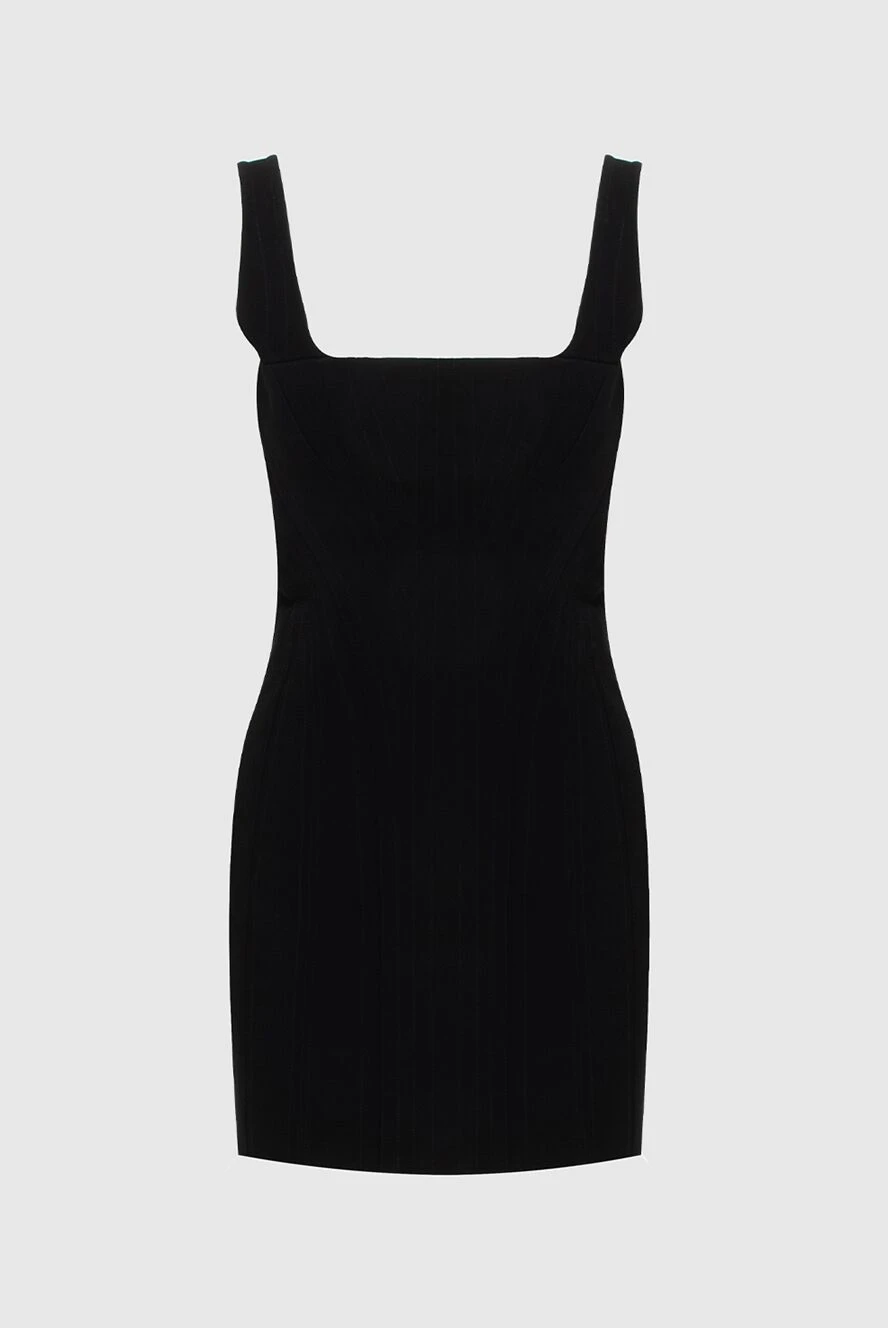 Balmain Black dress for women - 100% viscose. Fastener: zipper. Country of manufacture: Italy. Care: specialized cleaning - photo 1