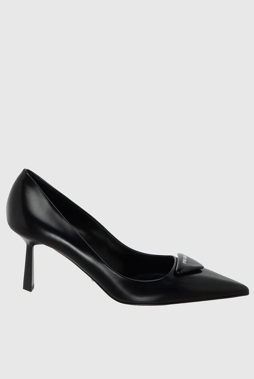 Prada black leather shoes for women 171612 — Women stilettos