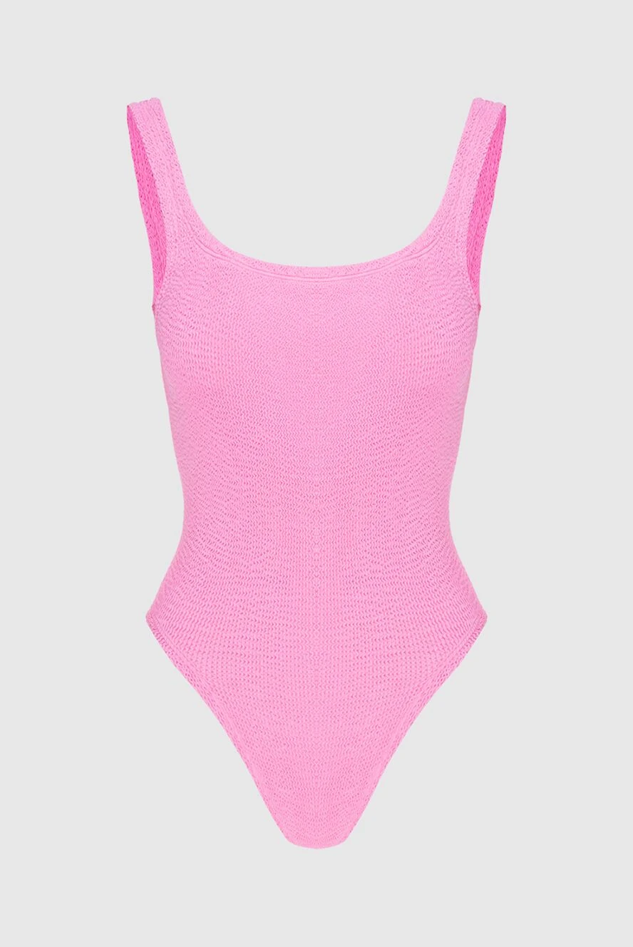 Hunza G Swimsuit made of nylon and elastane pink for women - 96% nylon, 4% elastane. Country of manufacture: Italy. Care: specialized cleaning - photo 1